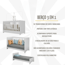 Berço Multifuncional 3 em 1