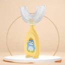 Escova De Dentes Infantil De Silicone Formato Em U 360º Graus Massageadora