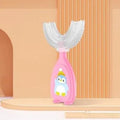 Escova De Dentes Infantil De Silicone Formato Em U 360º Graus Massageadora