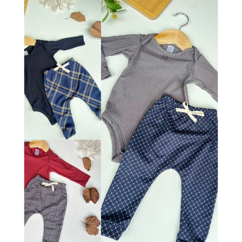 Kit 4 Body Menina Menino