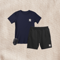 Kit Camiseta Masculina e Short Moletinho + Rélogio Smart